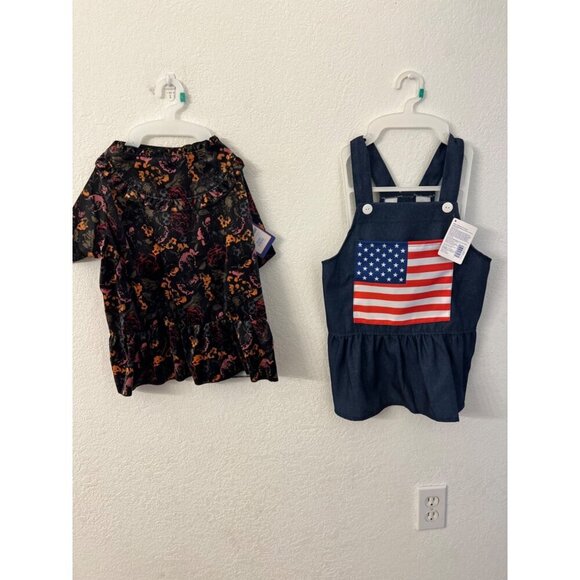 Top Paw Other - Top Paw red white blue dress & Cutie dog dress dog size large